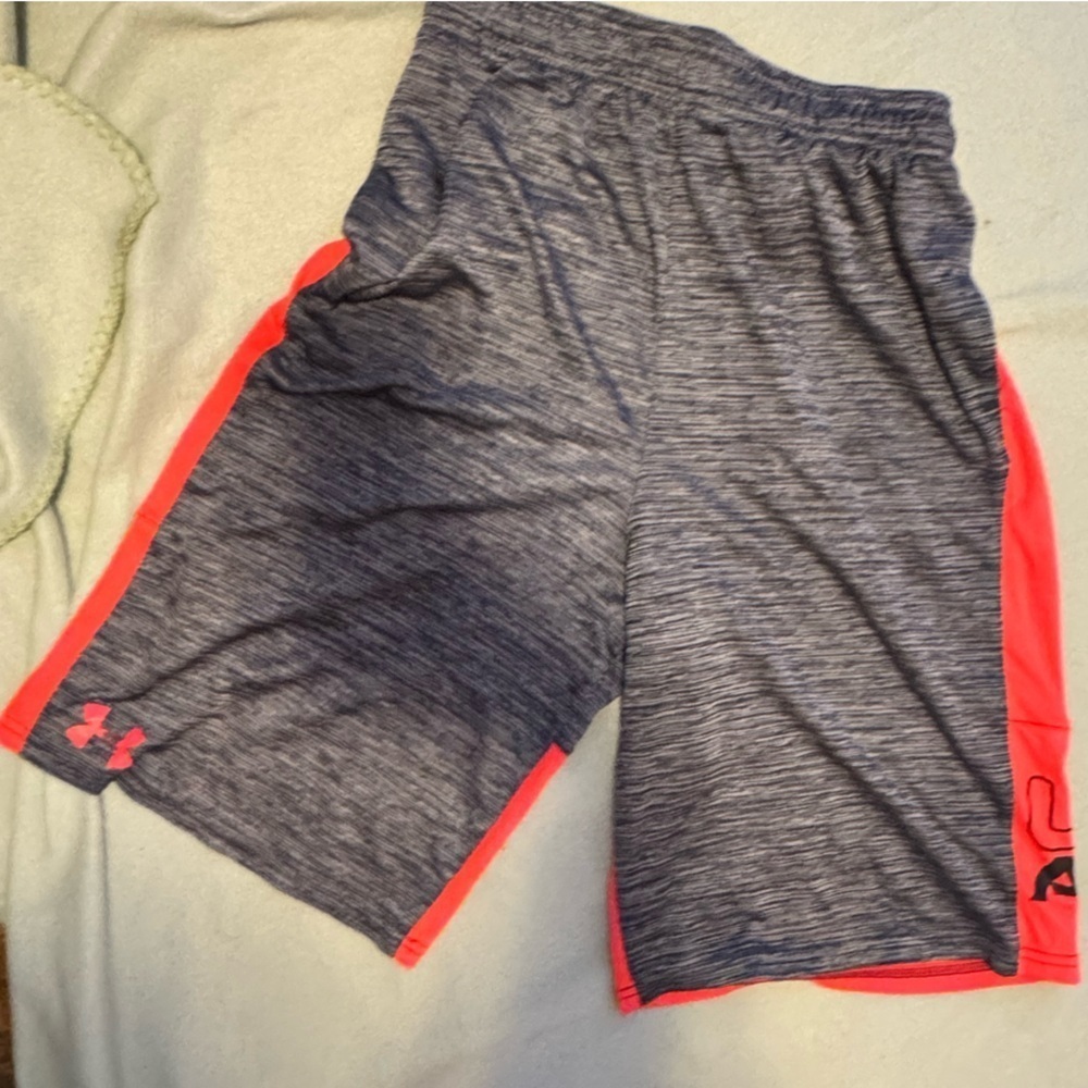 Under Armour Gray and Orange Shorts